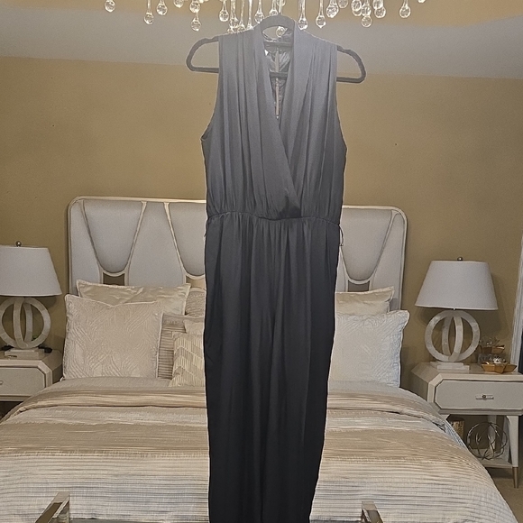 Silk Studio Black Sleeveless Jumpsuit - Picture 1 of 16